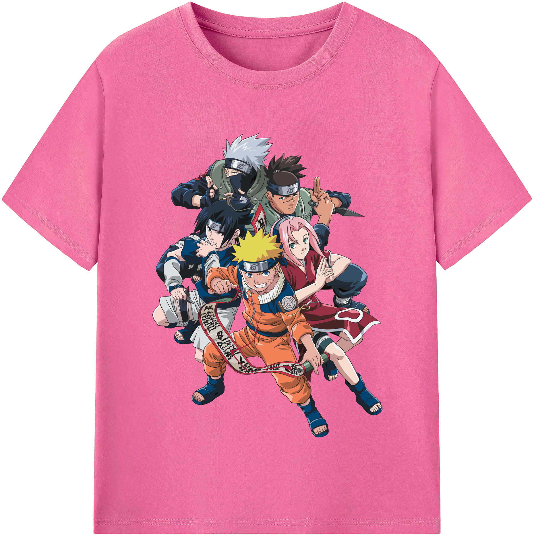 （画像用） NARUTO -ナルト- うずまき ナルト Uzumaki Naruto レディースカジュアルプリントTシャツ（綿100％）